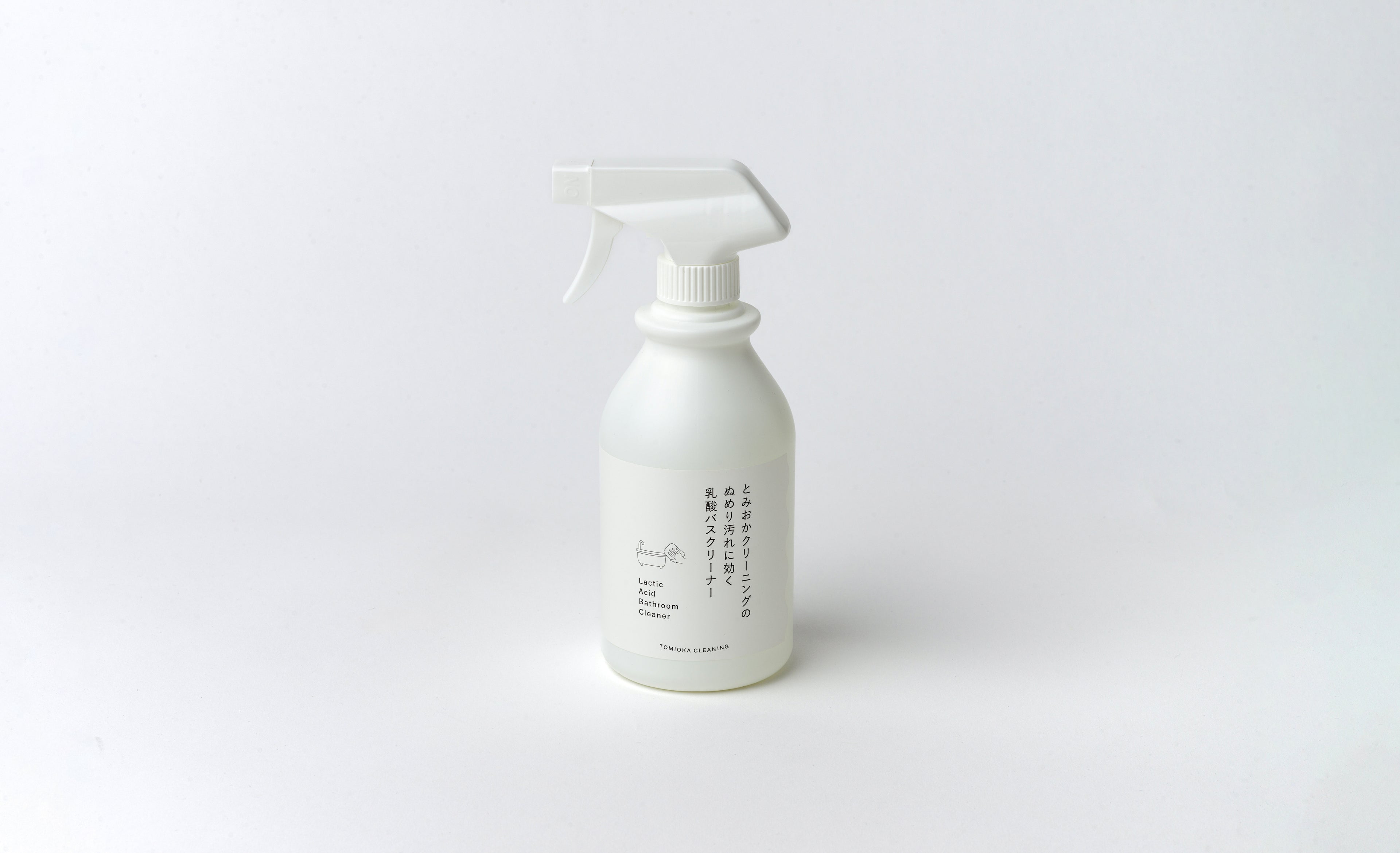 Lactic acid bath cleaner that works on slimy stains