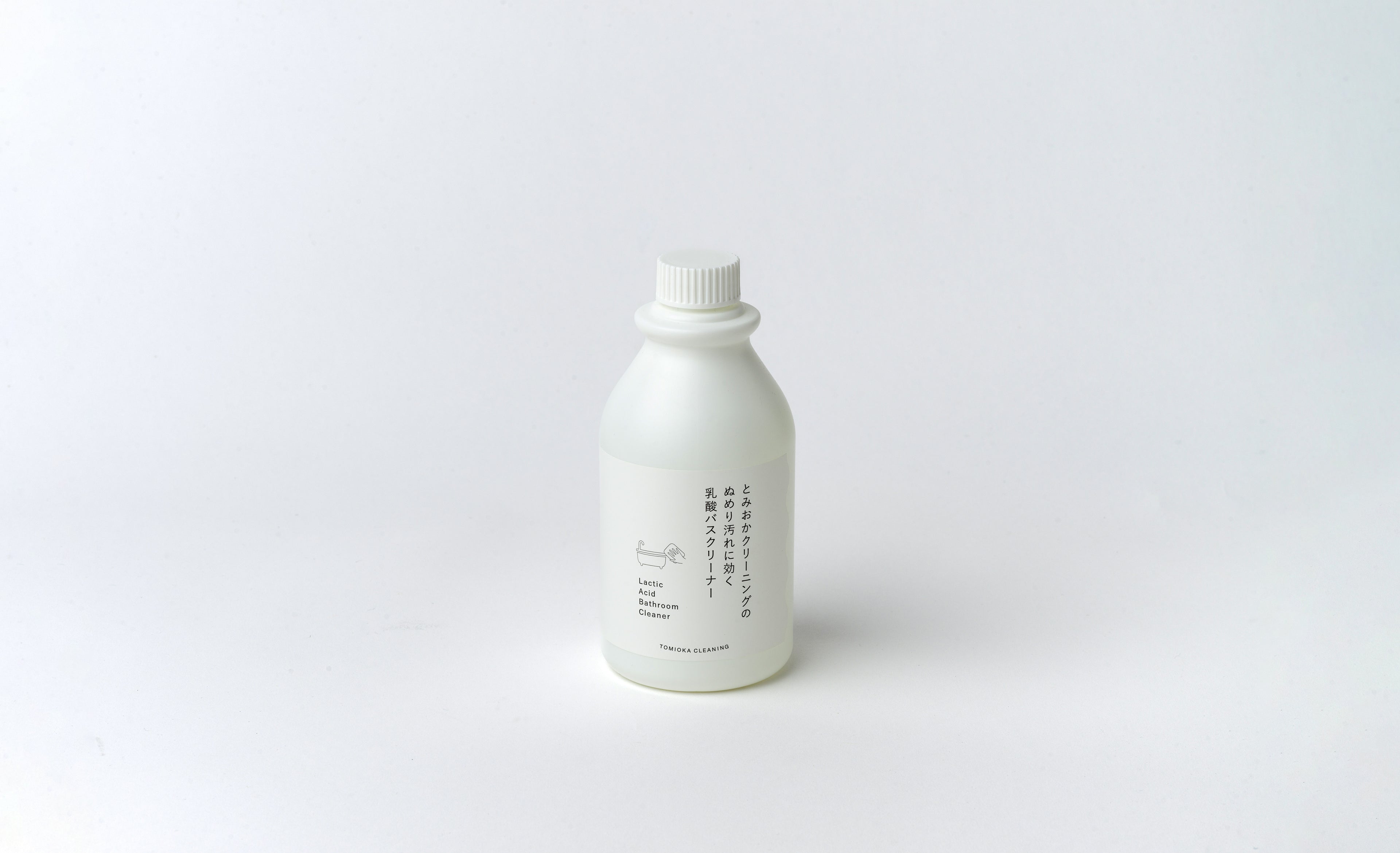 Lactic acid bath cleaner that works on slimy stains