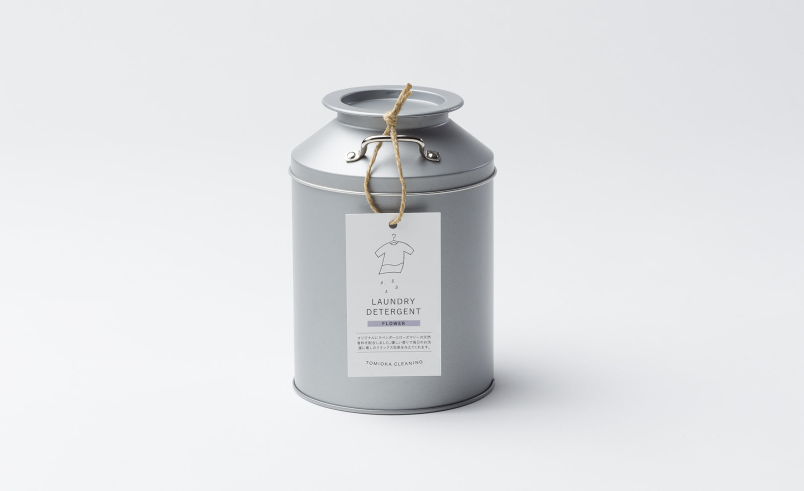 Flower Powder Laundry Detergent in Milk Can